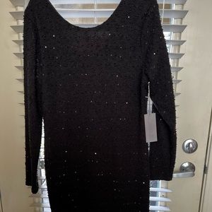 Jennifer Lopez Black Cocktail Dress